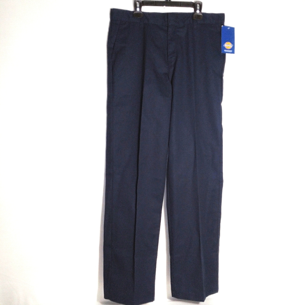 Dickies Boys' Classic Fit Straight Leg Flat